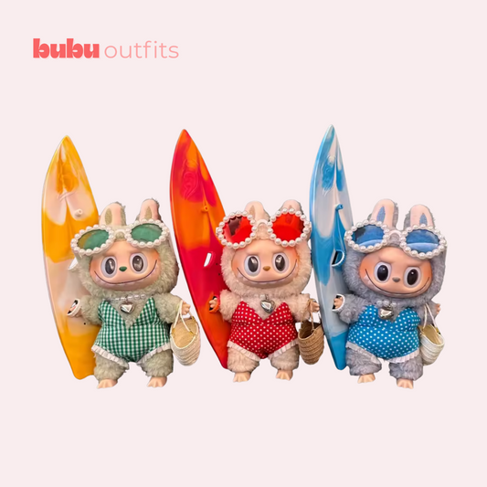 Outfit Labubu – Bikini, lunettes de soleil & accessoires